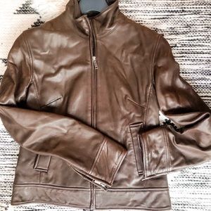 NWOT- Banana Republic leather jacket